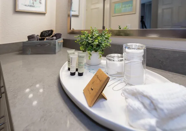 a close view of washer and dryer