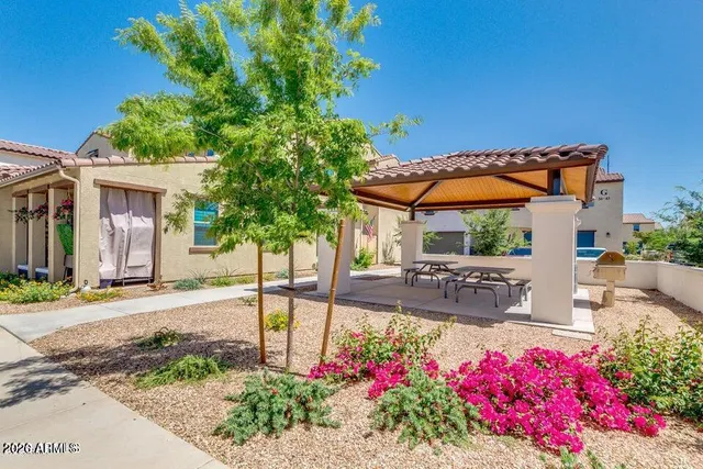 front view of a house with a big yard