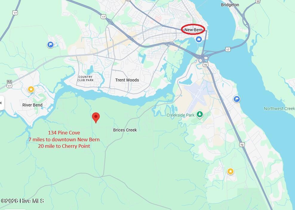 134 Pine Cove Road New Bern, NC 28562 - Photo 3 of 5 site map