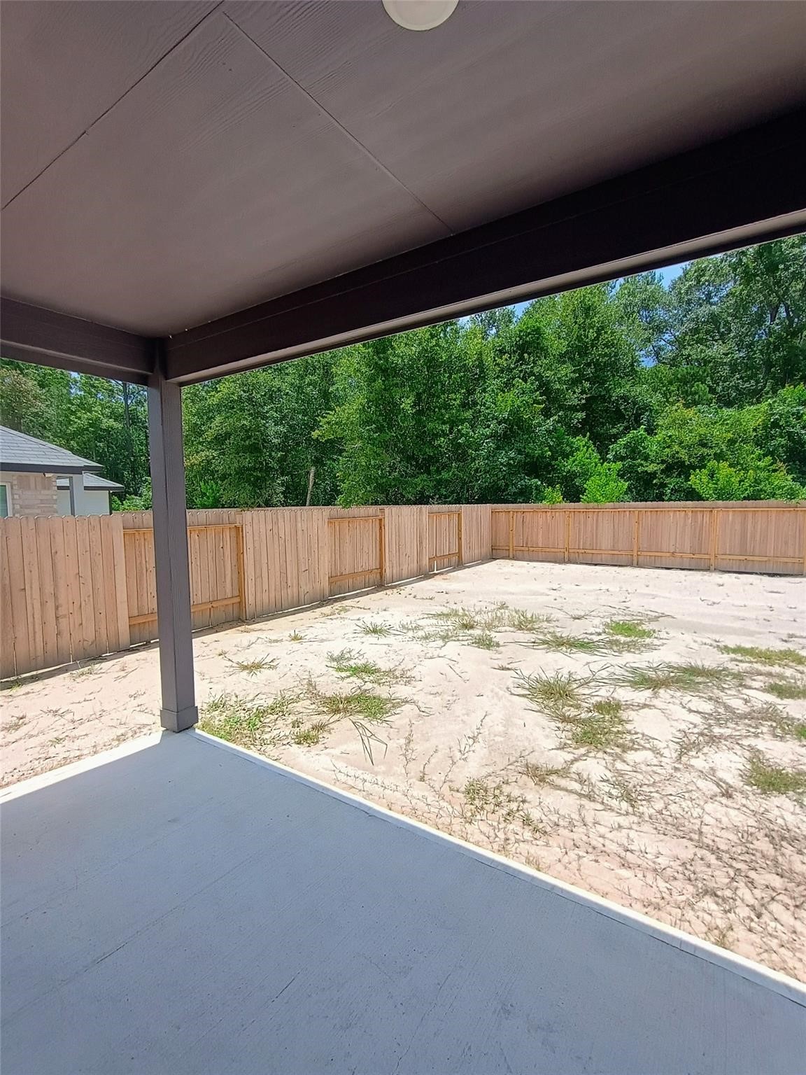 15924 Cy Young Court Splendora, TX 77372 - Photo 25 of 29 a view of small space with wooden fence