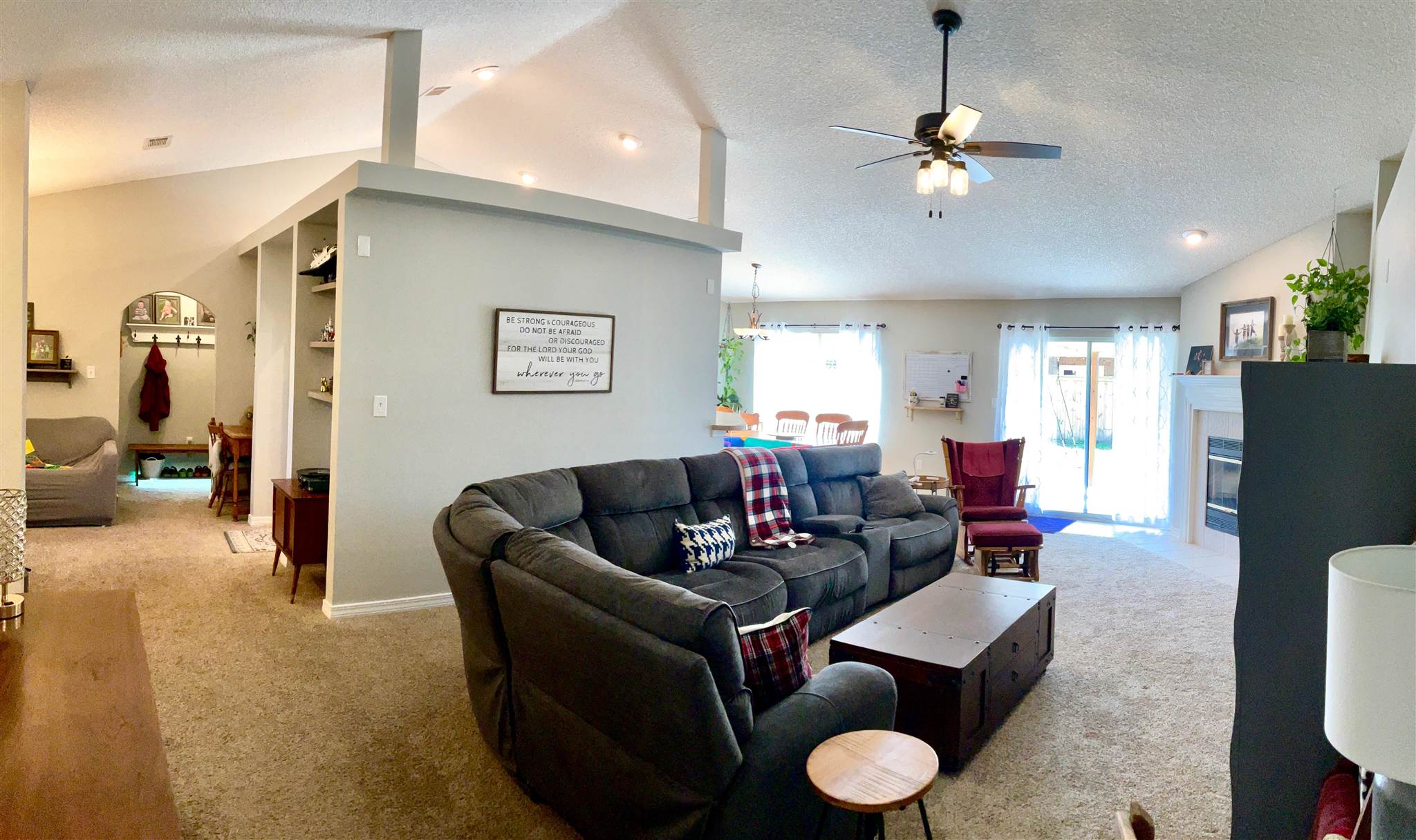 596 Batten Boulevard Pensacola, FL 32507 - Photo 9 of 48 a living room with furniture and a chandelier