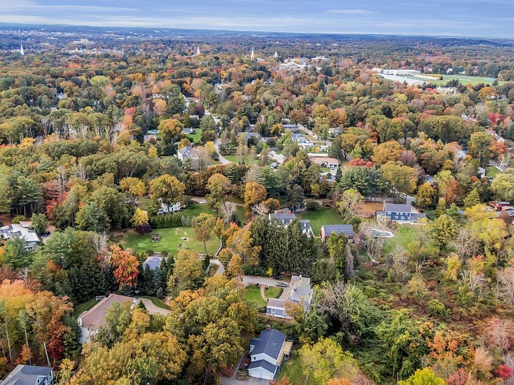 22 Sunset Rock Road Andover, MA 01810 - Photo 36 of 38 an aerial view of a house with a yard