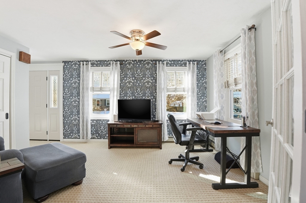174 Columbus Drive Fall River, MA 02720 - Photo 20 of 33 a view of a livingroom with workspace and a window