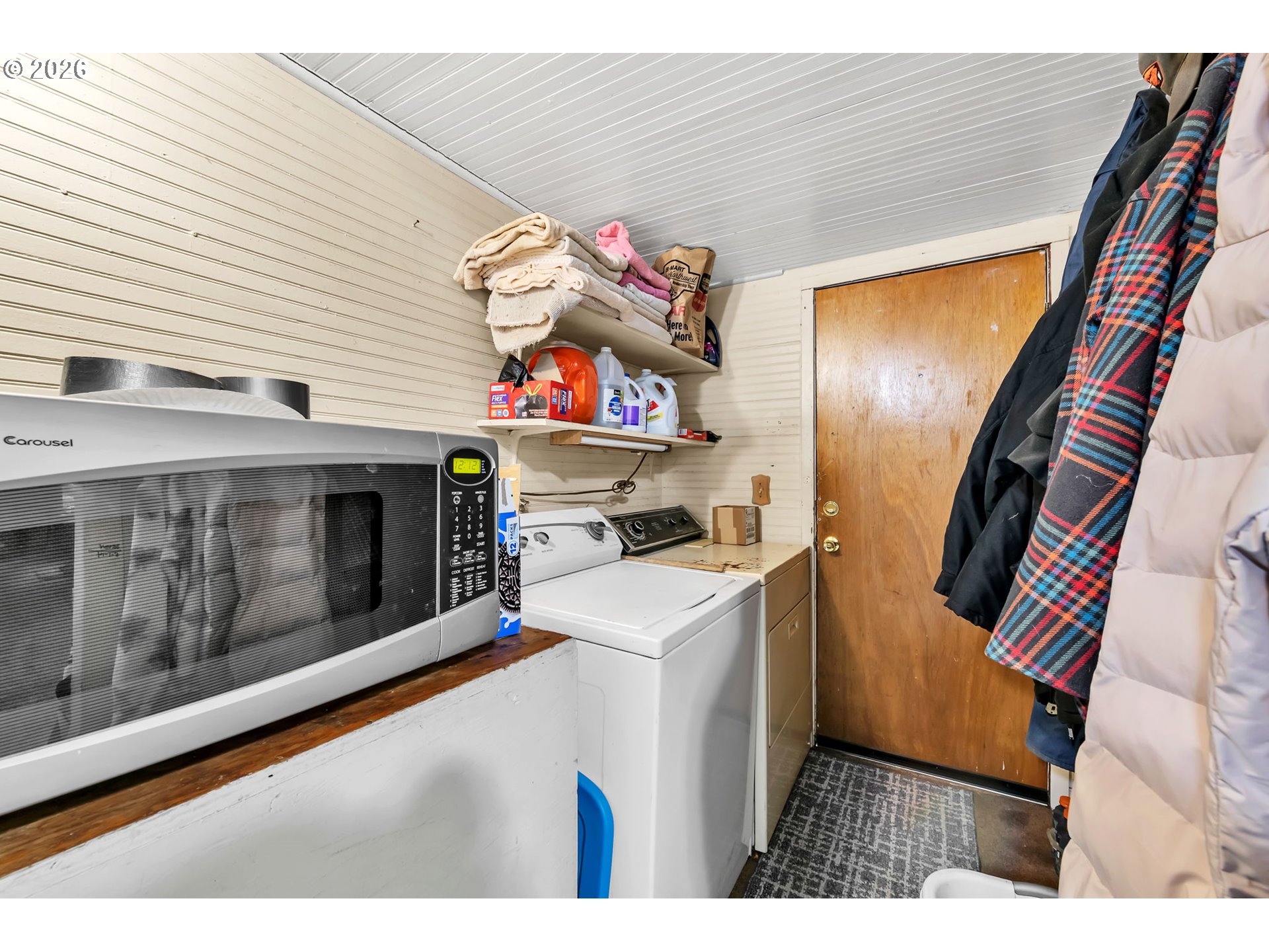 47054 Westfir-Oakridge Road Westfir, OR 97492 - Photo 14 of 28 a kitchen with stainless steel appliances granite countertop a refrigerator and a stove