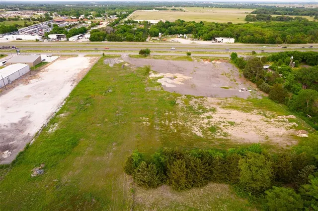 a view of an outdoor space and swimming pool