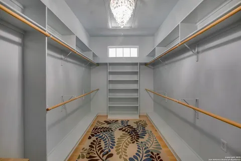 a walk in closet