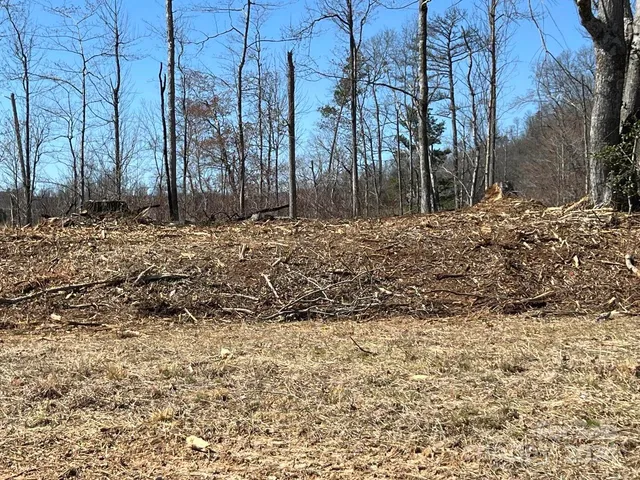 a view of a backyard of the house