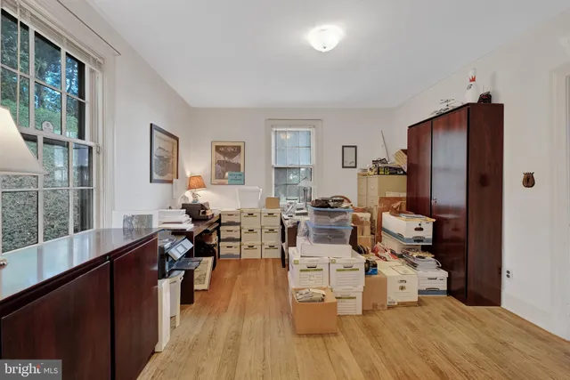 a very nice looking room with a large window