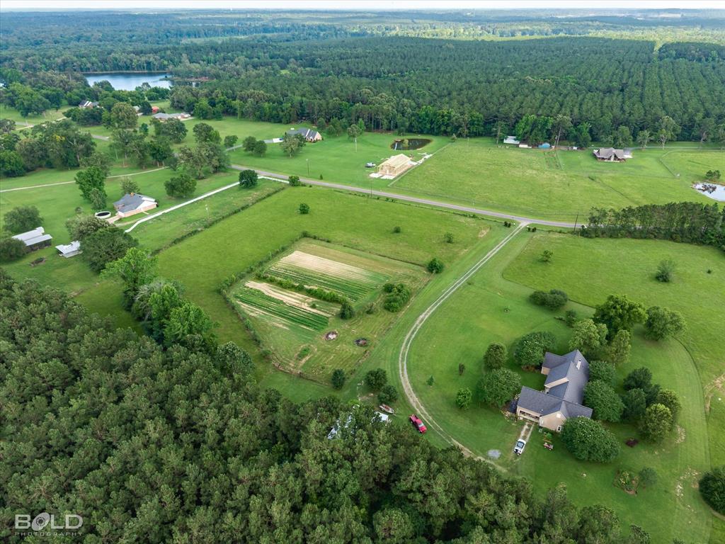 0 Twin Lakes Road Mansfield, LA 71052 - Photo 11 of 28 Expansive rural landscape featuring a single-family residence, mature trees, and agricultural fields