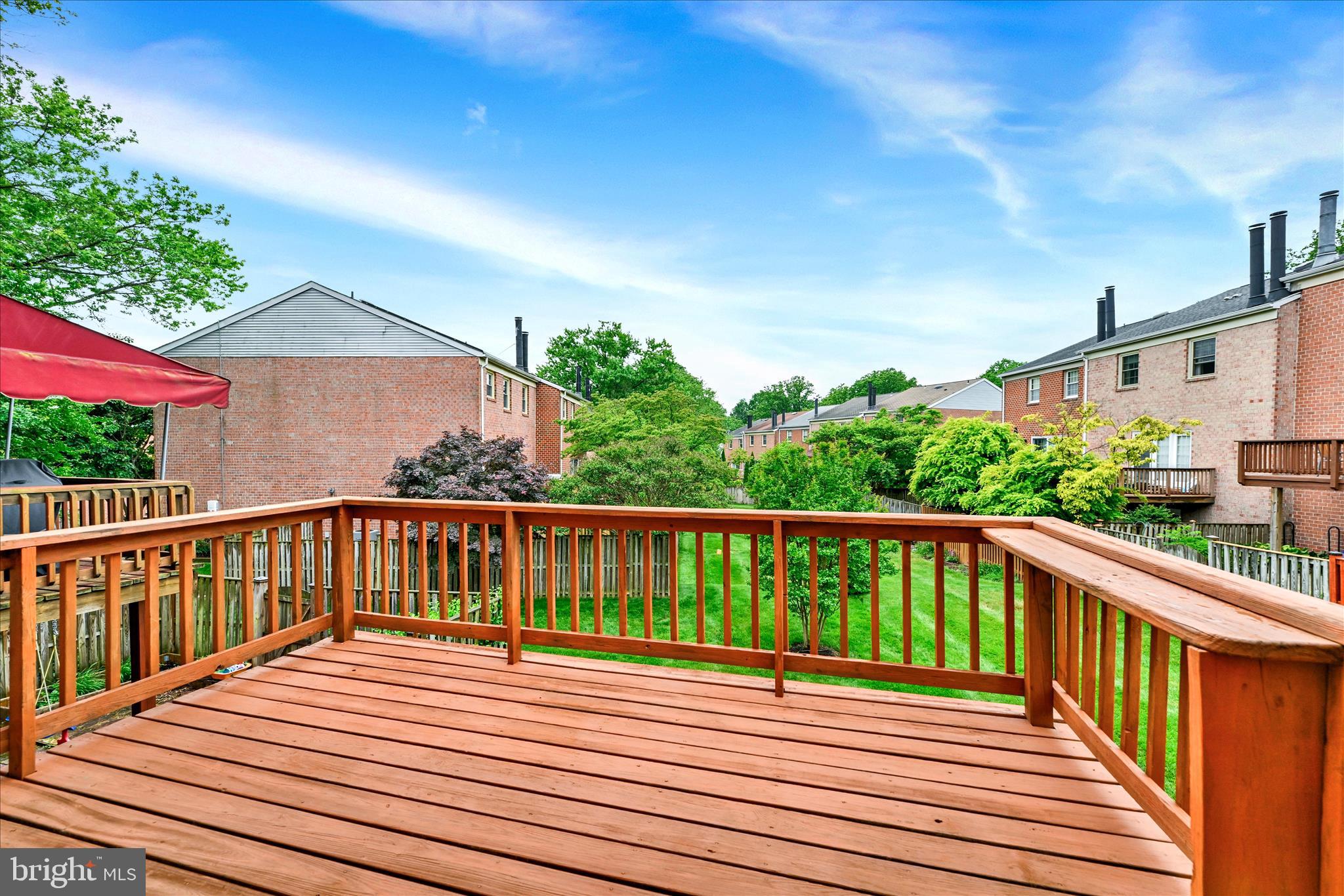 2317 Wonderview Road Lutherville-Timonium, MD 21093 - Photo 25 of 27 a view of balcony with wooden floor and fence
