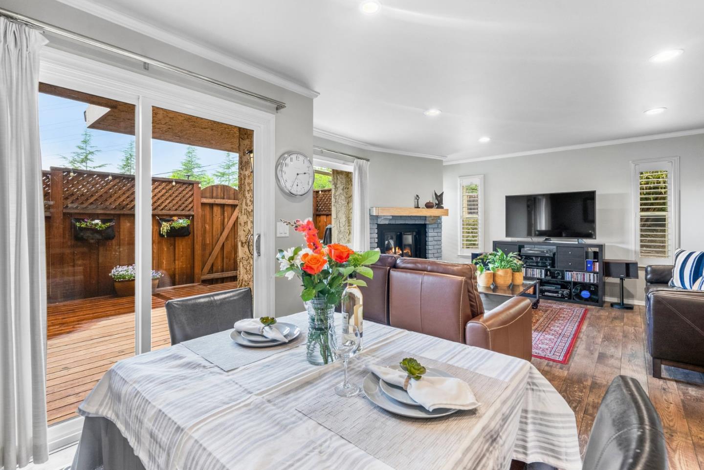 3071 Arlington Drive Aptos, CA 95003 - Photo 9 of 54 a view of a dining room with furniture window and outside view