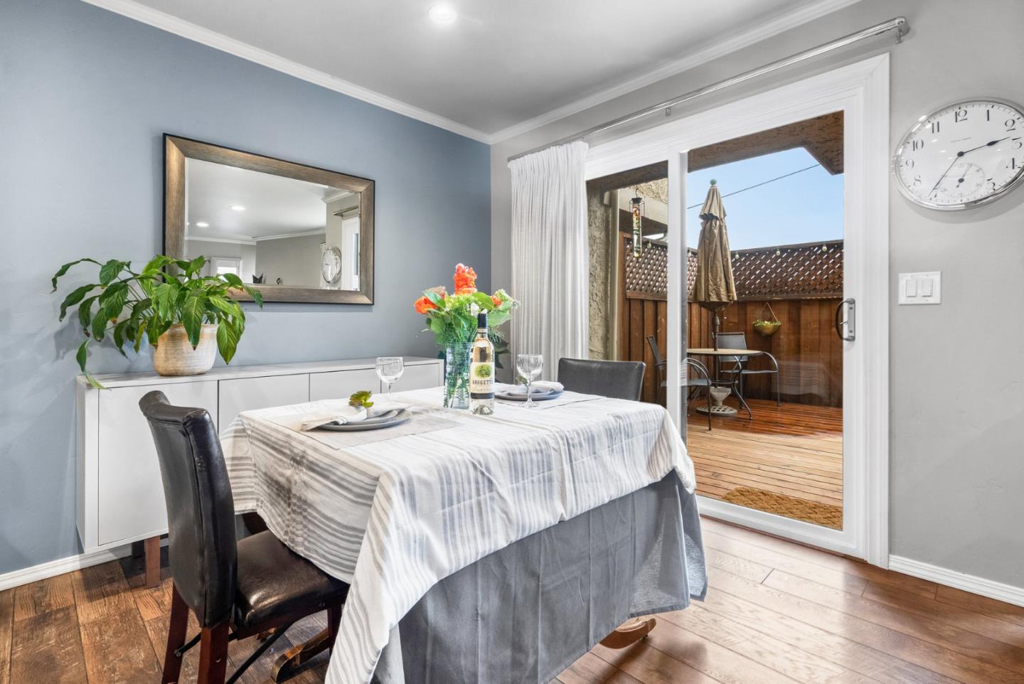 3071 Arlington Drive Aptos, CA 95003 - Photo 10 of 54 a dining room with furniture and wooden floor