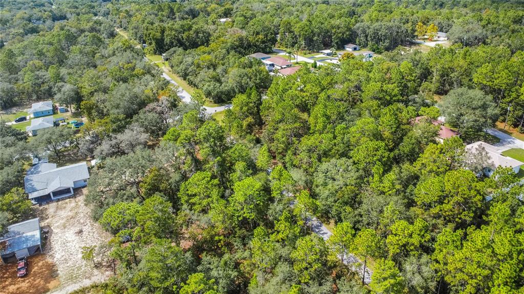 3210 East Michael Street Inverness, FL 34453 - Photo 14 of 21 an aerial view of residential house with outdoor space and trees all around