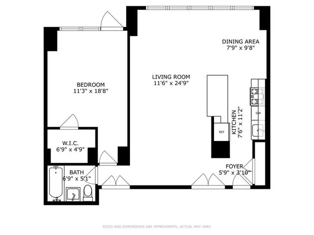 a picture of a park with a bench