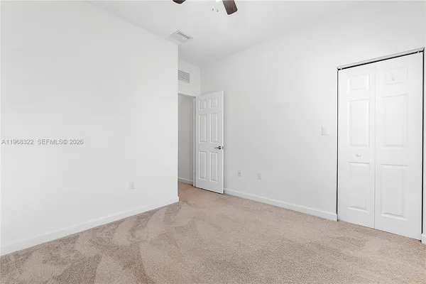 a view of an empty room