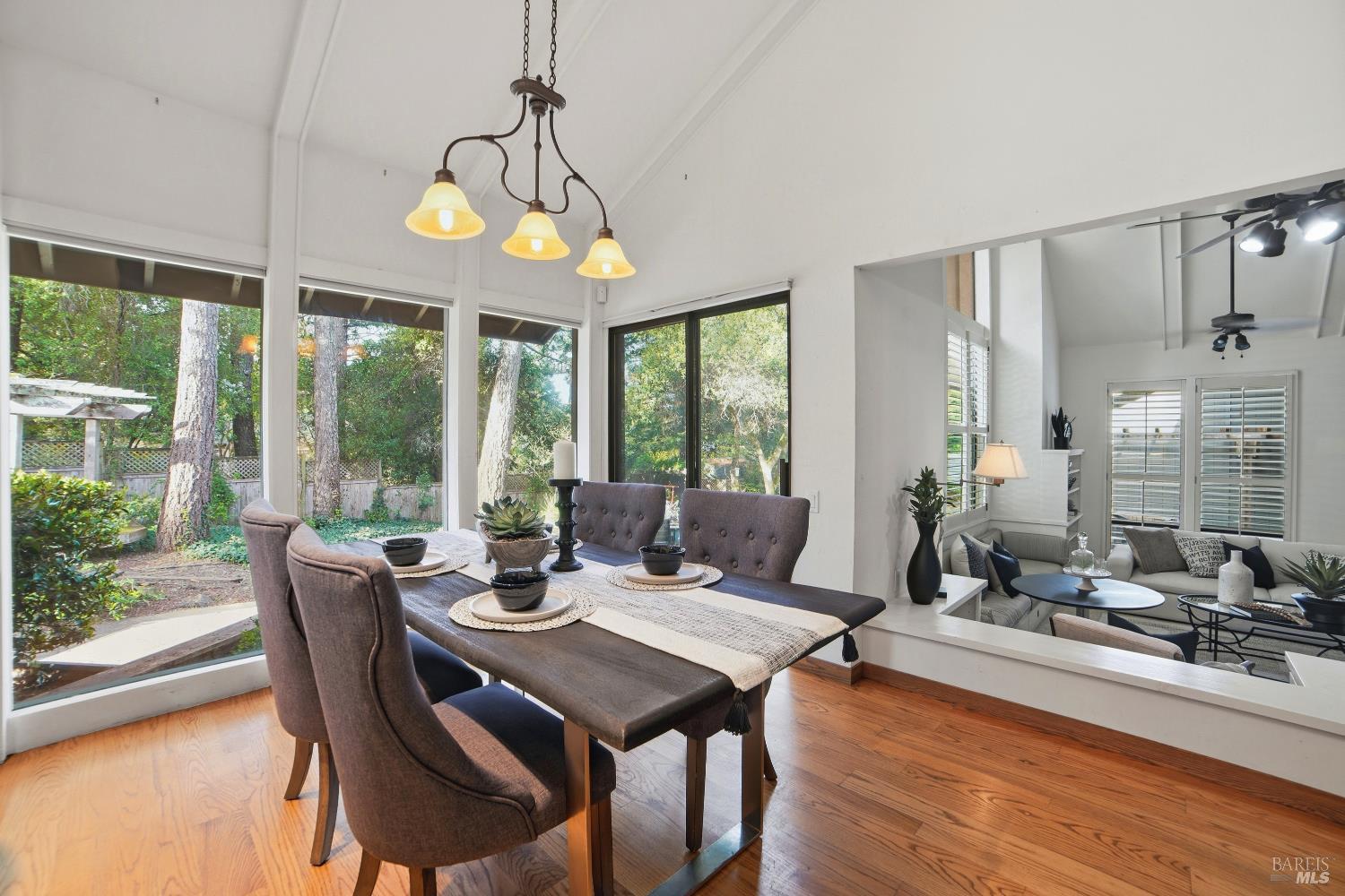 2656 Fir Park Way Santa Rosa, CA 95404 - Photo 18 of 51 a view of a dining room with furniture window and outside view