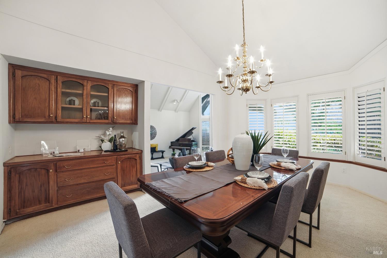 2656 Fir Park Way Santa Rosa, CA 95404 - Photo 20 of 51 a view of a dining room with furniture window and wooden floor