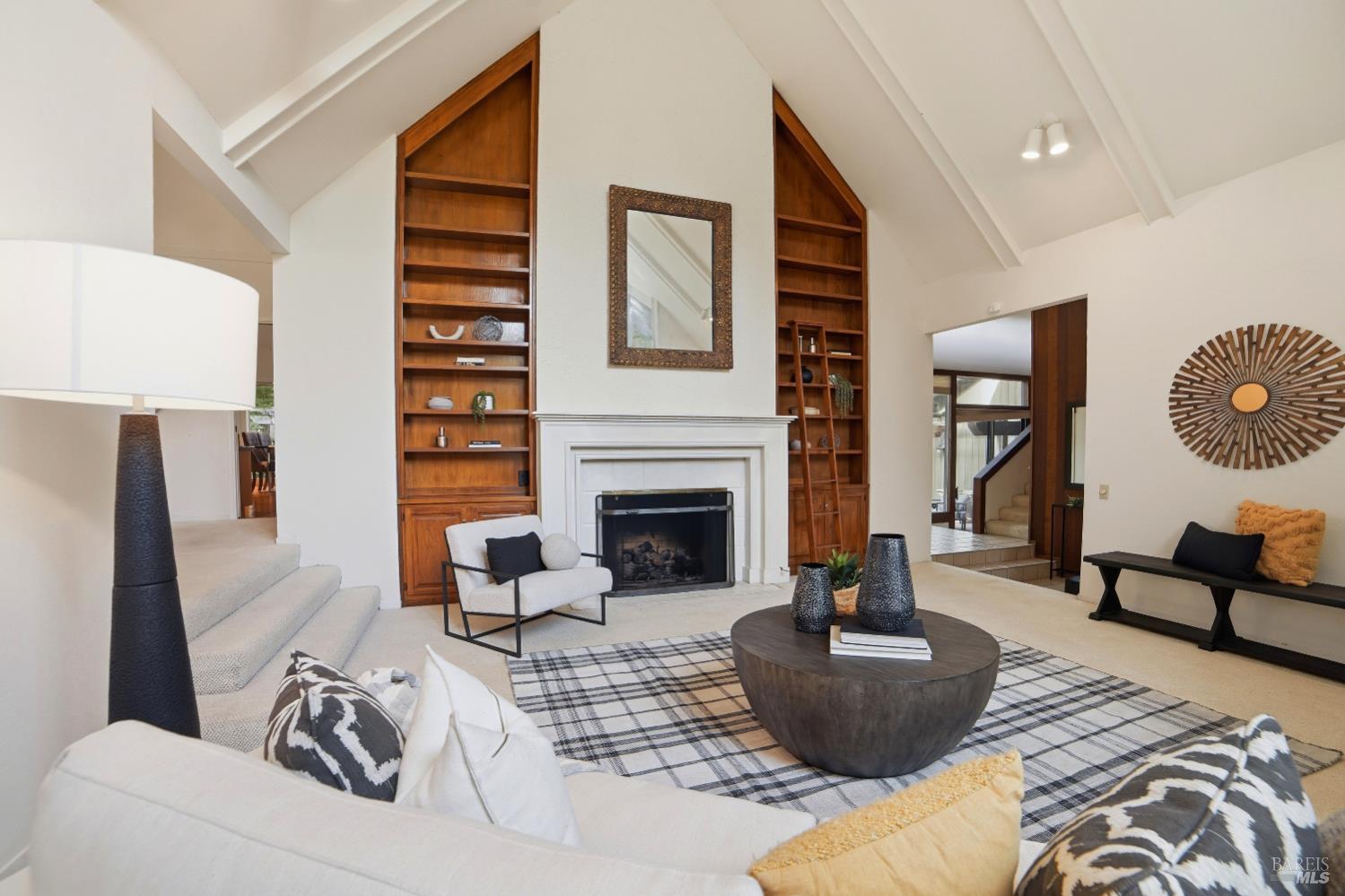 2656 Fir Park Way Santa Rosa, CA 95404 - Photo 5 of 51 a living room with furniture and a fireplace