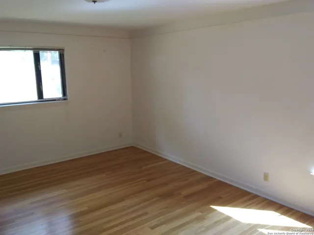 a view of small space with racks on the wall