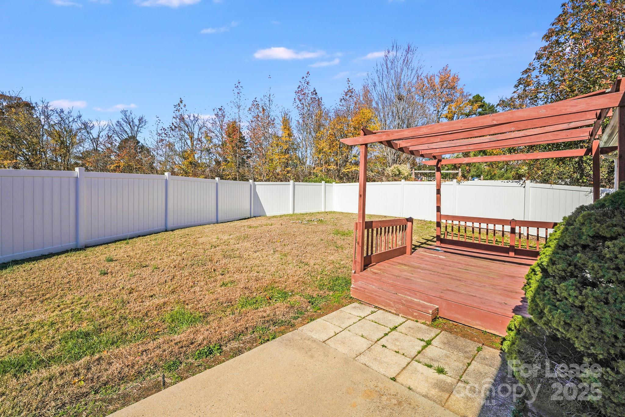 1427 Jabbok Place Northwest Concord, NC 28027 - Photo 29 of 30 a view of a backyard
