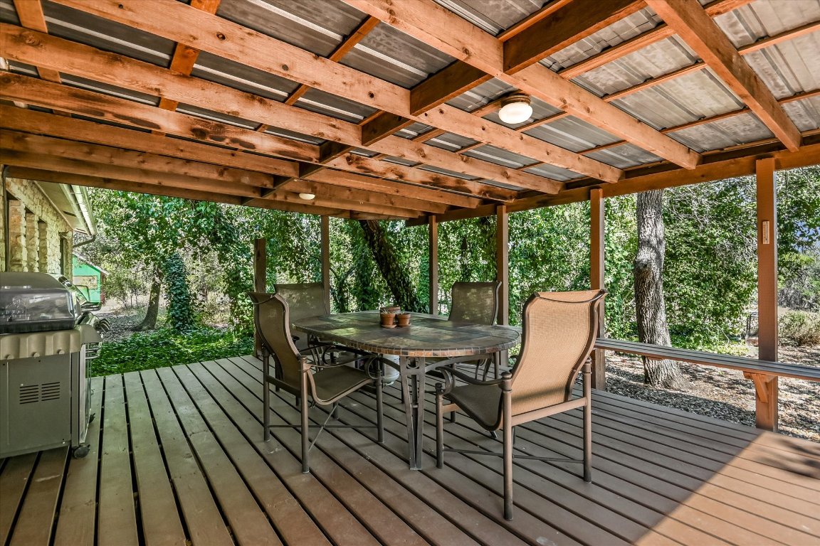 175 Fischer Trail Wimberley, TX 78676 - Photo 17 of 33 a view of a patio with wooden floor