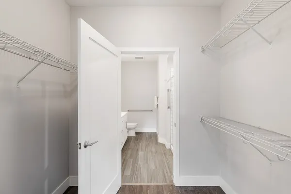 a view of bathroom with a toilet