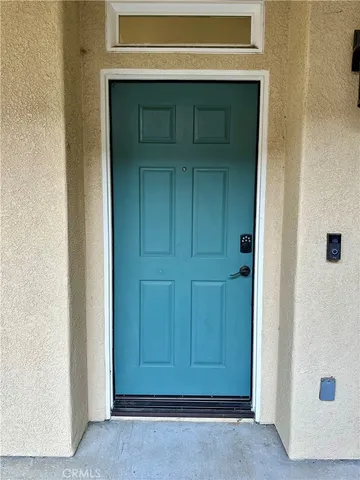 a view of front door