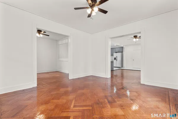 wooden floor in an empty room