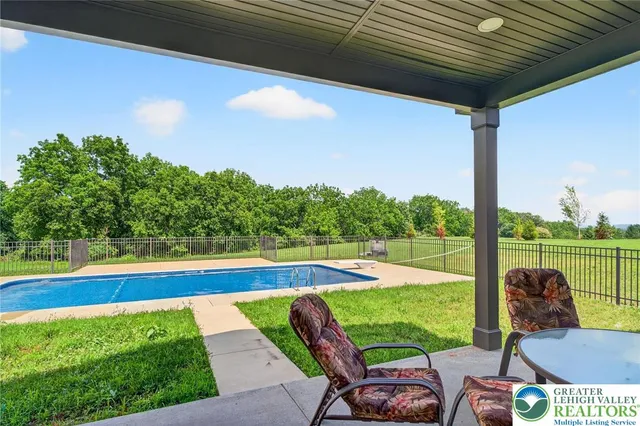 a view of a golf course with a park