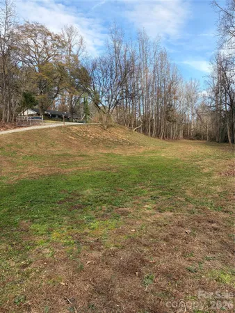 a view of road with trees