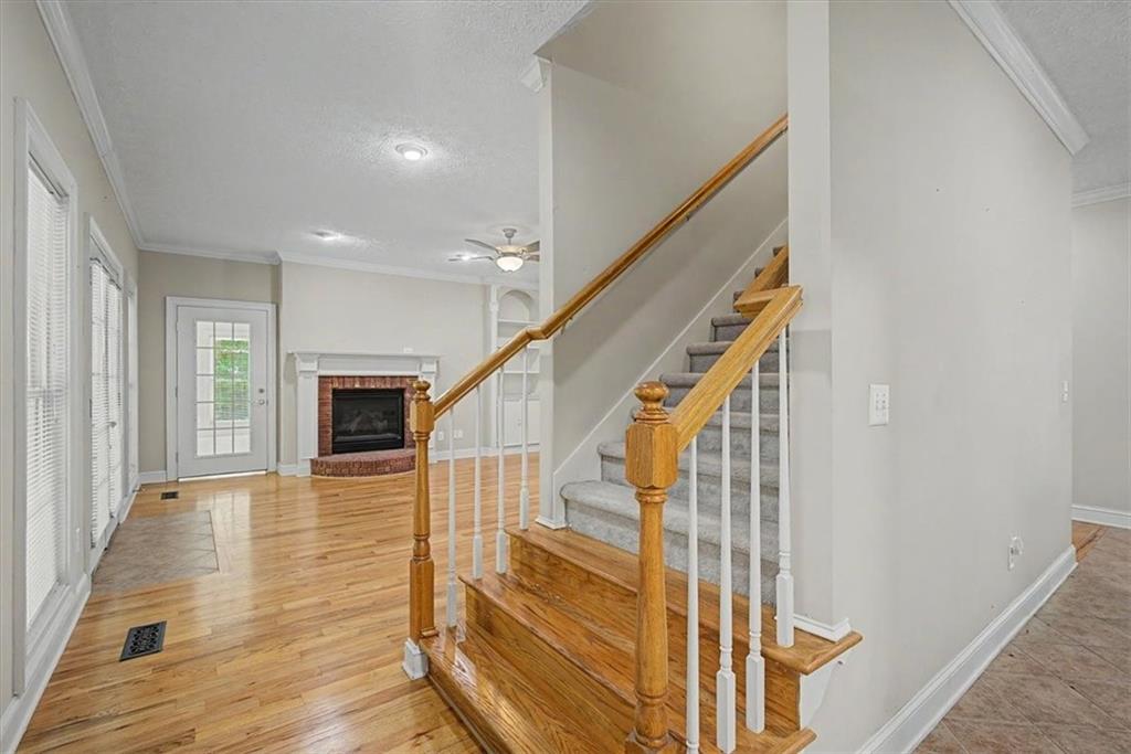 1136 Cole Lake Road Dallas, GA 30157 - Photo 37 of 72 a view of entryway and hall with wooden floor