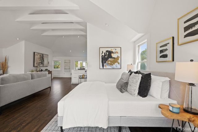 a car parked in front of a building