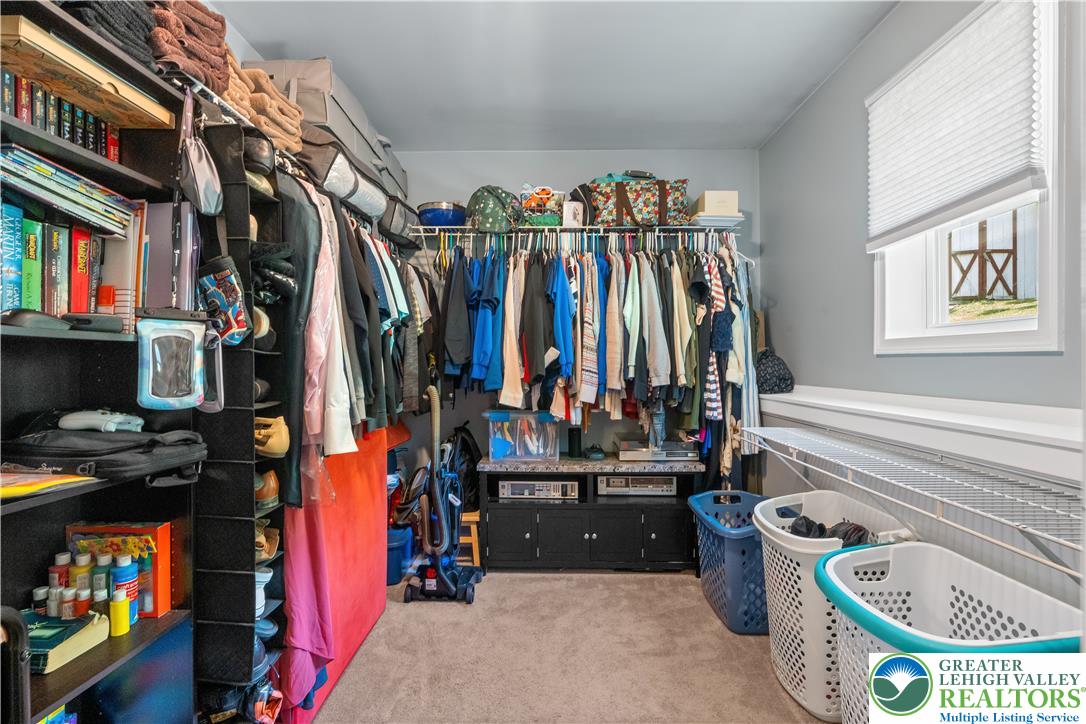 50 Kohls Road Northampton, PA 18067 - Photo 31 of 54 Organized closet space with ample hanging rods and shelving to accommodate diverse wardrobes.