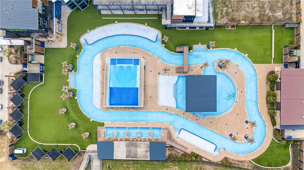 3205 Corporal Road College Station, TX 77845 - Photo 23 of 29 an aerial view of a house with a swimming pool outdoor seating and yard