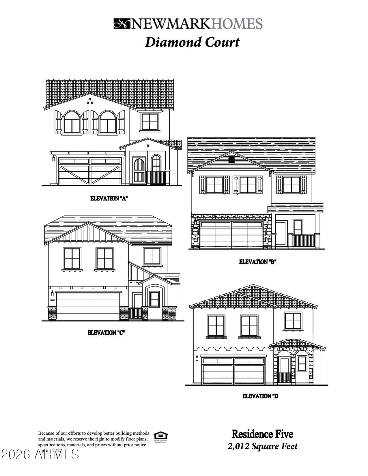 648 South Del Rancho Mesa, AZ 85208 - Photo 6 of 6 #5 floorplan:elevation