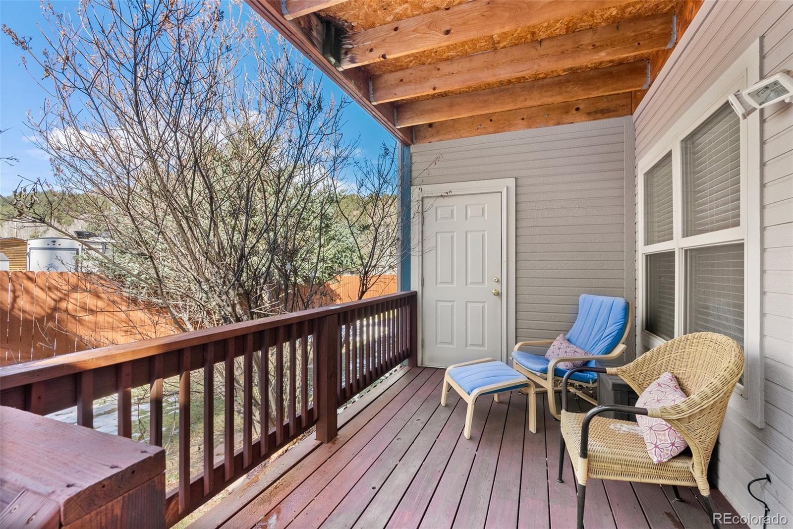 5720 County Road 64, Unit 101A Bailey, CO 80421 - Photo 27 of 46 a view of a chairs on the roof deck