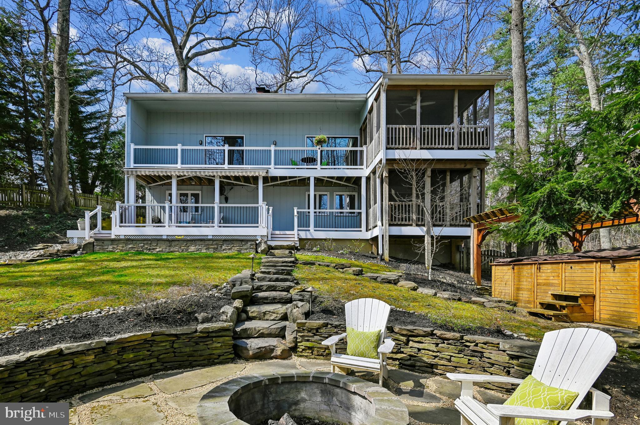 2654 Ogleton Road Annapolis, MD 21403 - Photo 3 of 47 Stunning back yard with multiple deck & porches