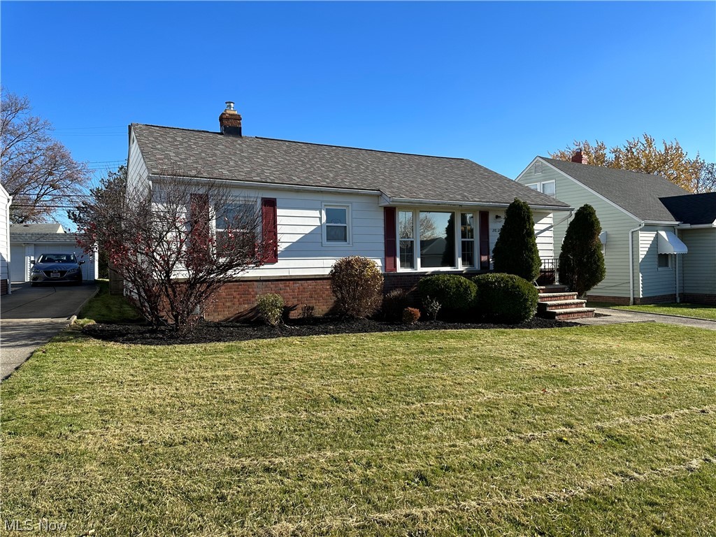20626 Centuryway Road Maple Heights, OH 44137 - Photo 1 of 15 Ranch-style home featuring a front lawn