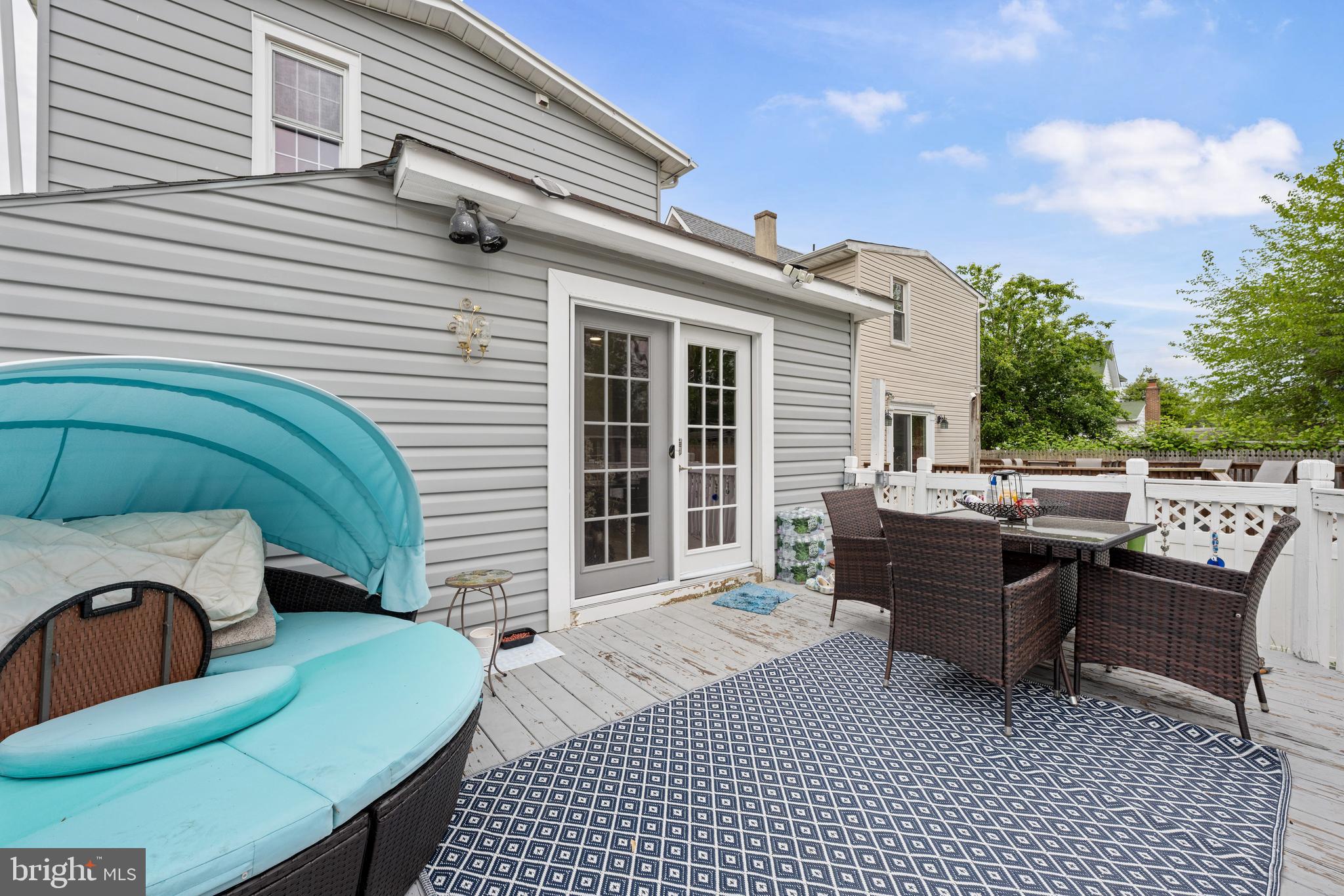 121 Cleveland Avenue Riverside, NJ 08075 - Photo 35 of 35 a backyard of a house with outdoor seating