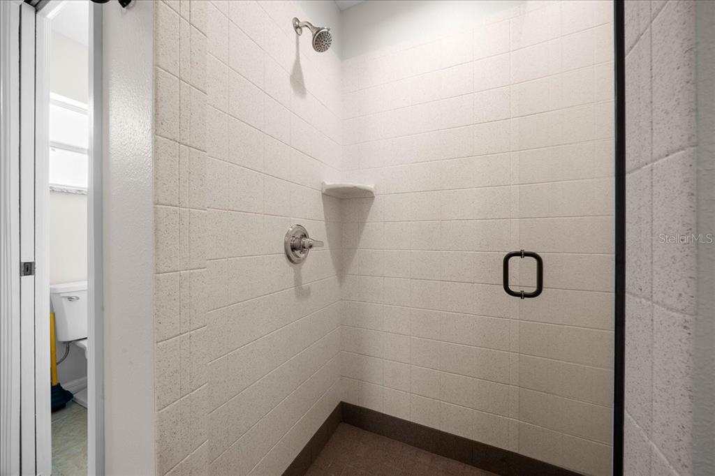 234 Locust Lane Ocala, FL 34472 - Photo 58 of 71 a bathroom with a glass shower door