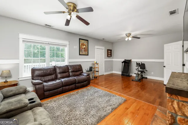 a bedroom with a bed and a closet