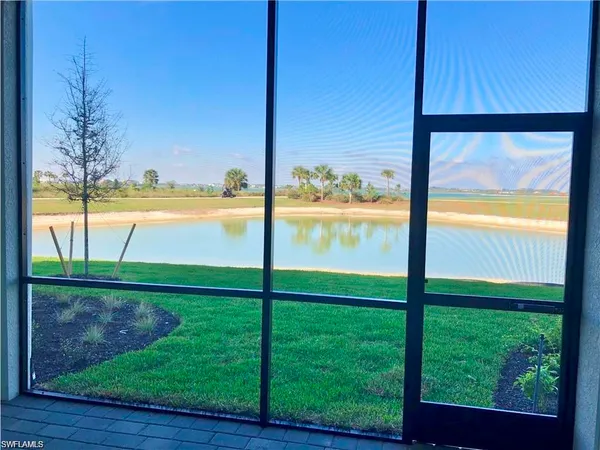 a view of an ocean from a window