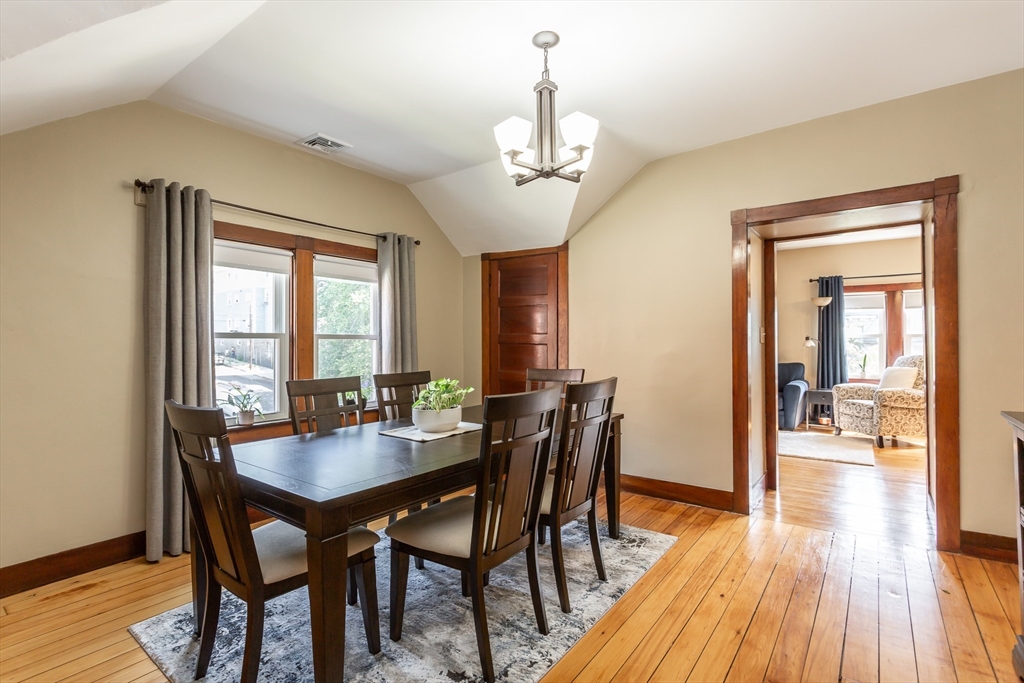 256 Maple Street Fall River, MA 02720 - Photo 27 of 41 a view of a dining room with furniture window and wooden floor
