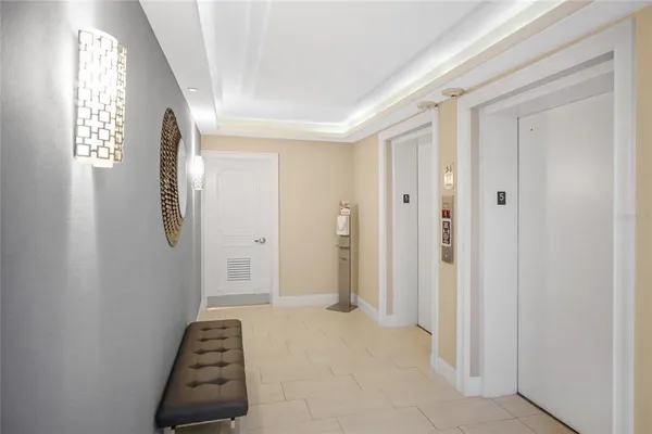 a view of a living room and bathroom