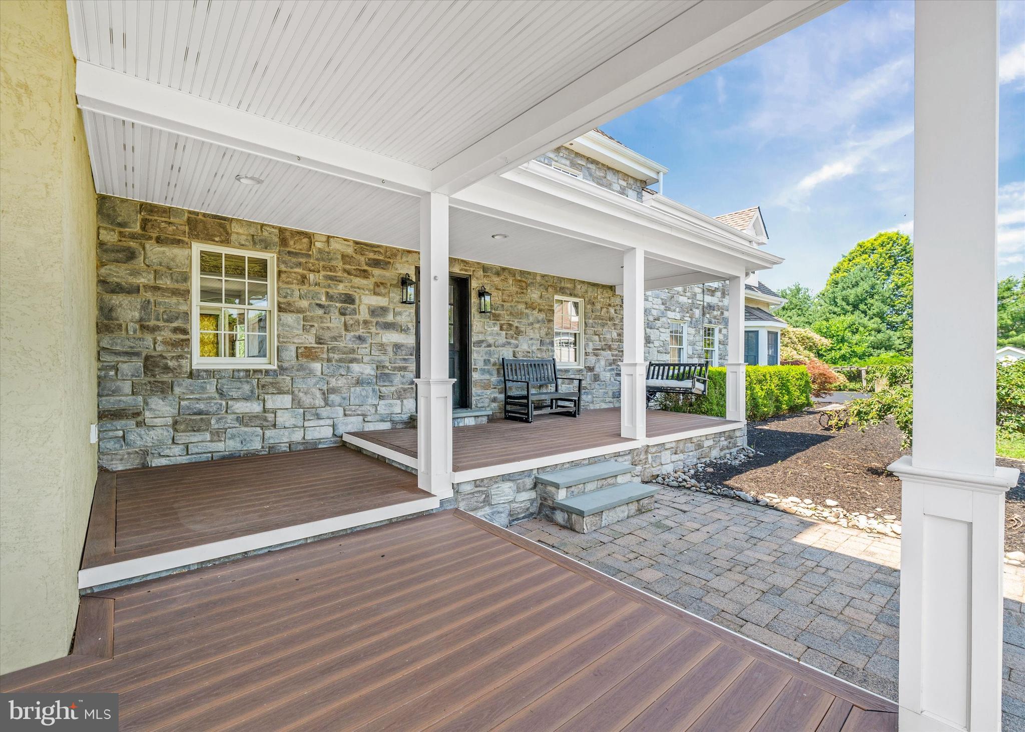 2159 McCoy Road Bear, DE 19701 - Photo 16 of 110 a view of a porch with wooden floor and floor to ceiling window
