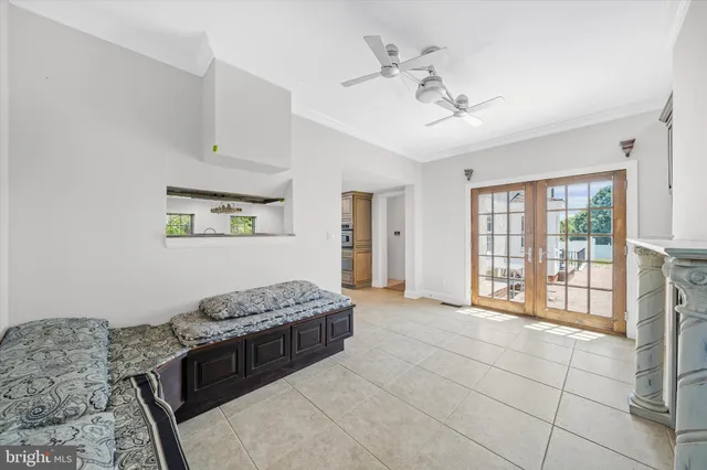 a view of house with outdoor space and seating area