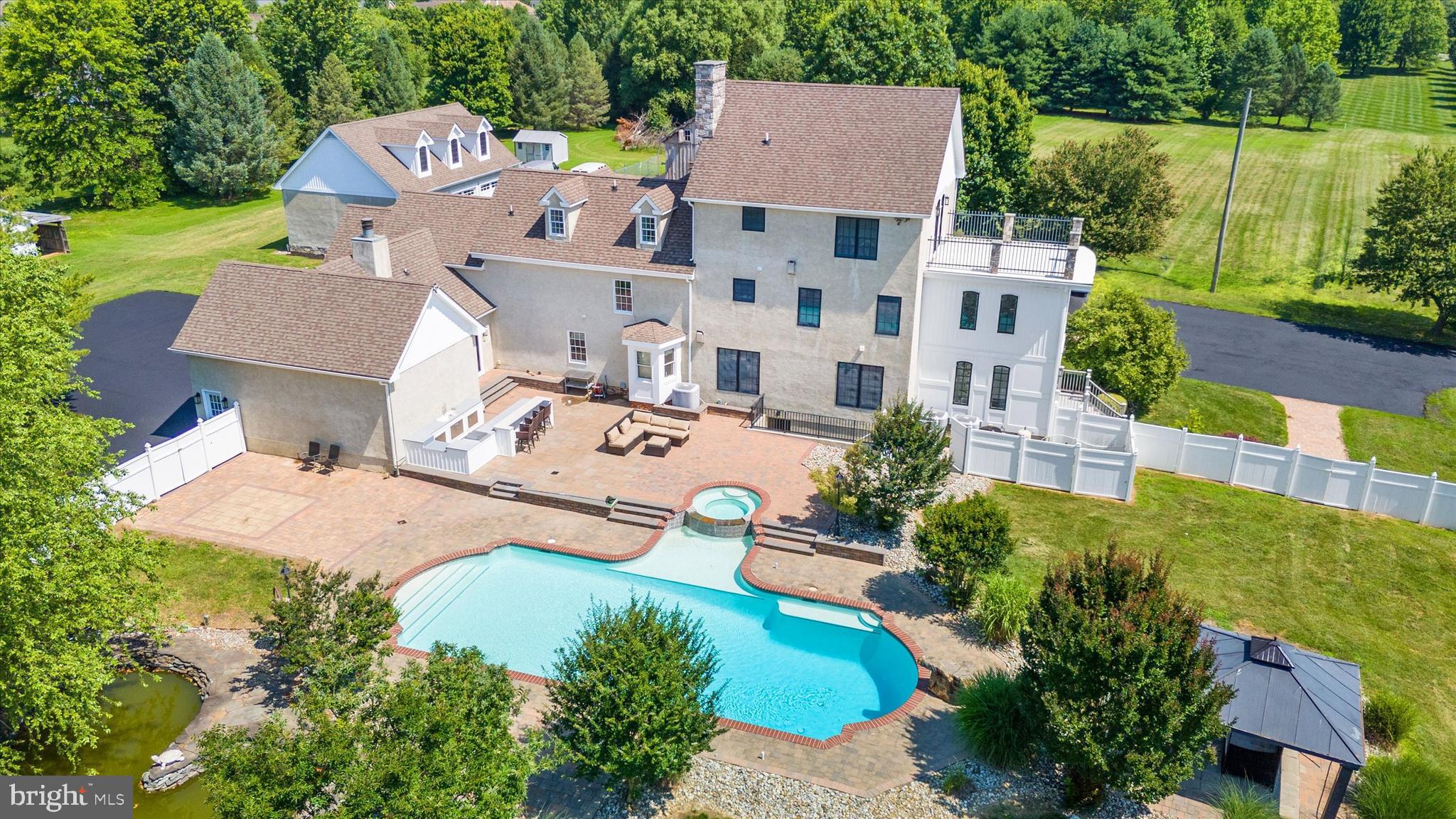 2159 McCoy Road Bear, DE 19701 - Photo 79 of 110 an aerial view of a house with garden space and street view