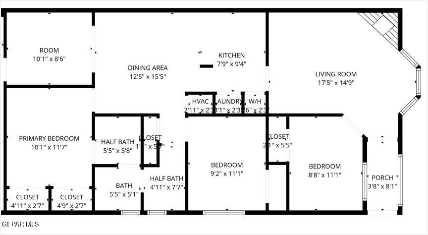 833 Destello Road El Paso, TX 79907 - Photo 14 of 55 Original house layout