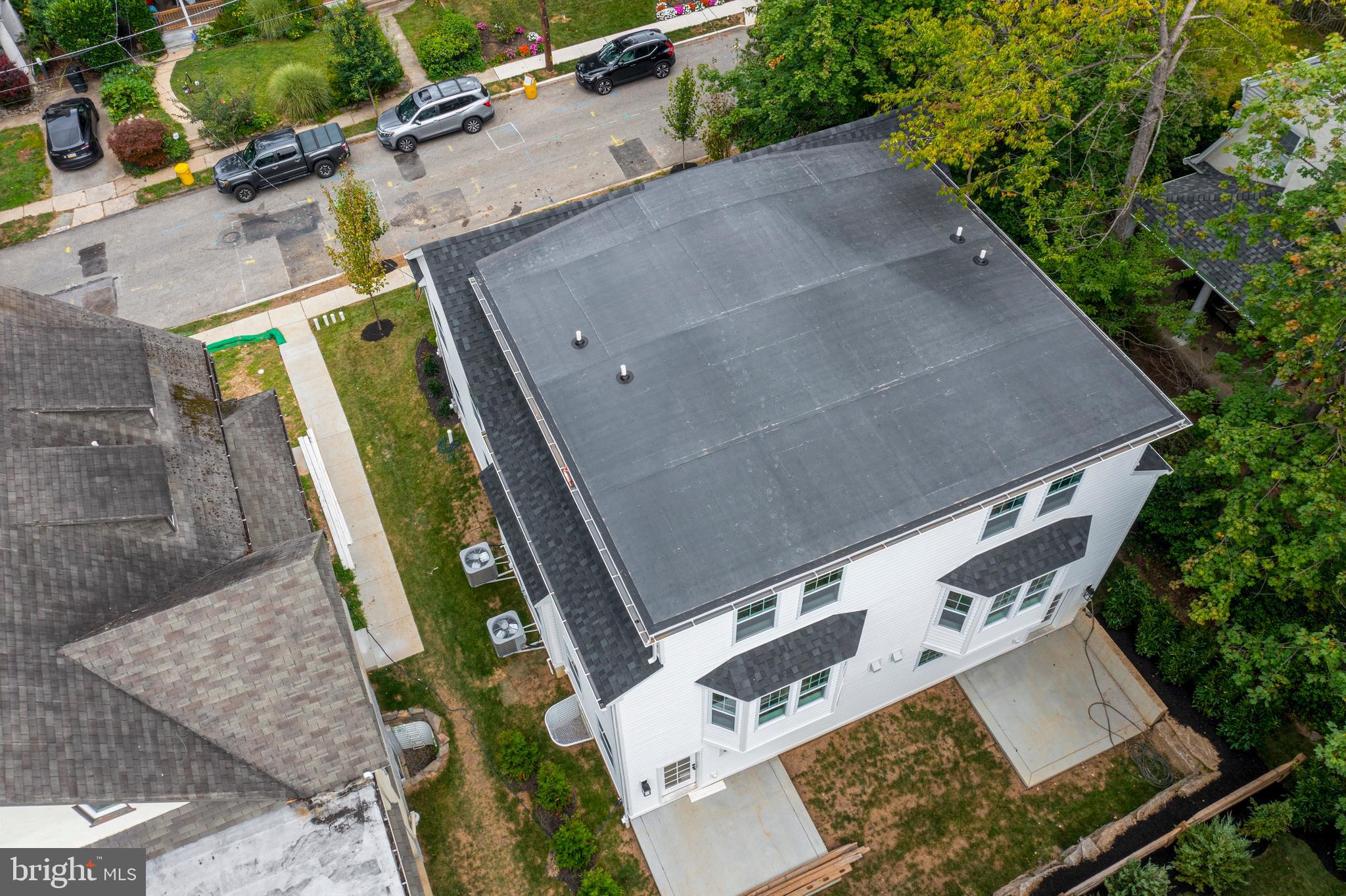 142 Merion Avenue Narberth, PA 19072 - Photo 59 of 67 rear of twin homes, patio