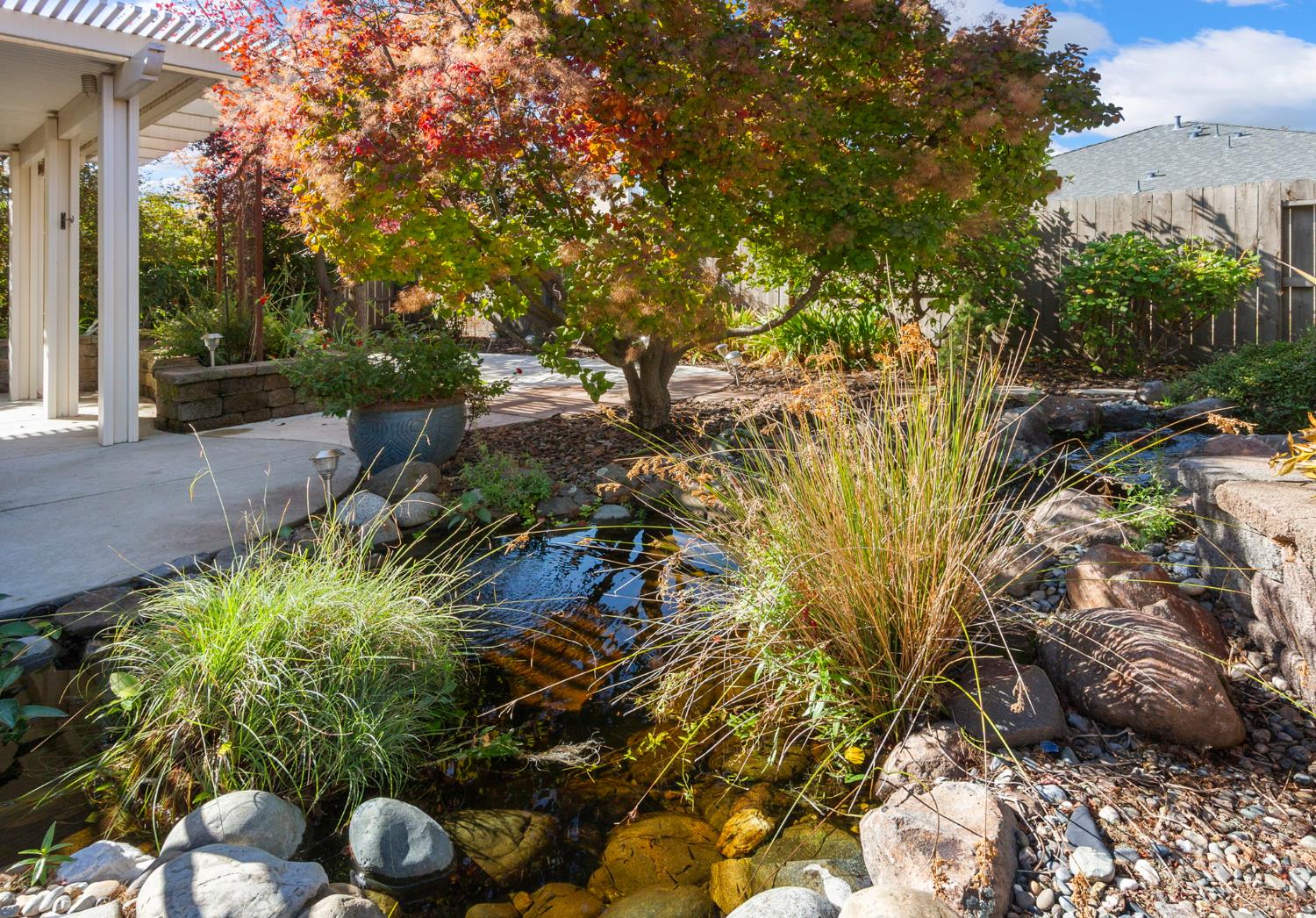 3451 Rainhill Loop Roseville, CA 95747 - Photo 2 of 40 a backyard of a house with lots of green space